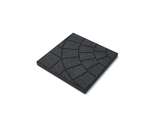 Резиновая плитка паутинка 350x350 мм